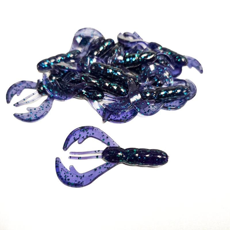 Junebug 2.25 Baby Craw Finesse Bait (15pk)
