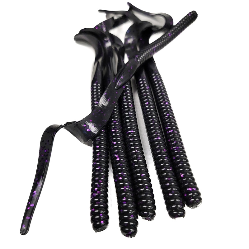 Purple Blackout 10 Ribbon Tail (6pk)
