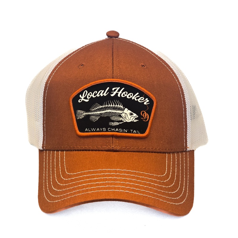 99 Strikes Local Hooker Patch Hat Burnt Orange/White