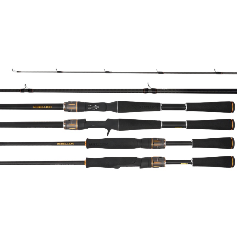 Daiwa Rebellion Casting Rods|6’10” Medium Heavy|7′ Medium LIght|7′ Medium Glass|7’3″ Medium Heavy|7’3″ Medium Heavy Glass|7’6″ Heavy