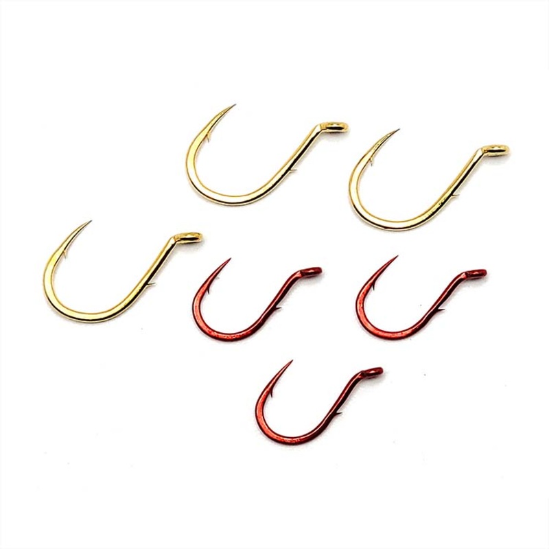 Gamakatsu Single Egg Hook|Size 14-RED|Size 12-RED|Size 10-RED|Size 8