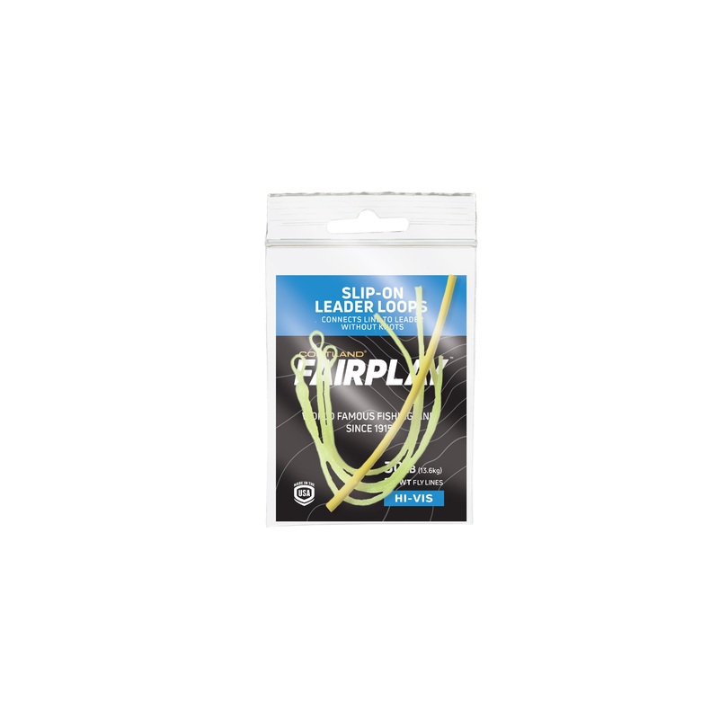Slip-On Leader Loops|CLEAR|YELLOW|30 LB|50 LB|FG-LEADER/TIPPET