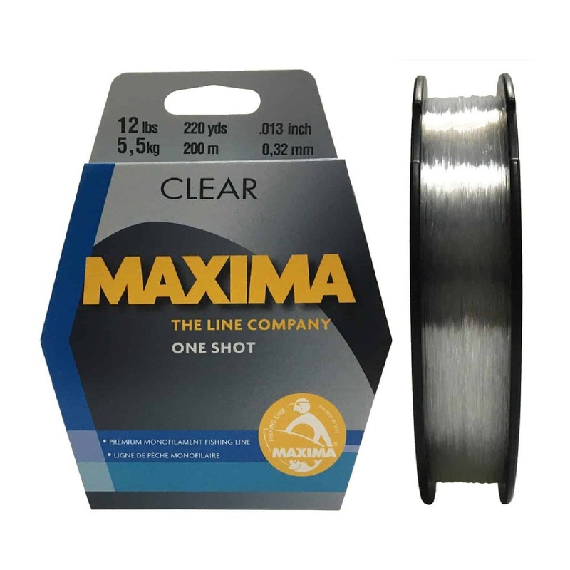 Maxima Clear Mono Line|4LB – 250M|6LB – 230M|20LB – 230M|30LB – 230M|8LB – 200M|10LB – 200M