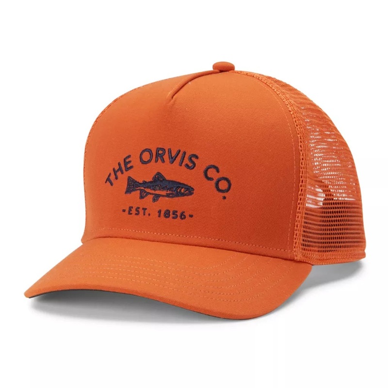 Orvis Co Trucker Hat|RED CLAY