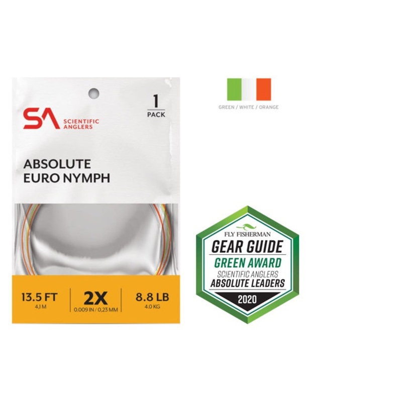 Scientific Anglers Absolute Euro Nymph Leader – Single Pack