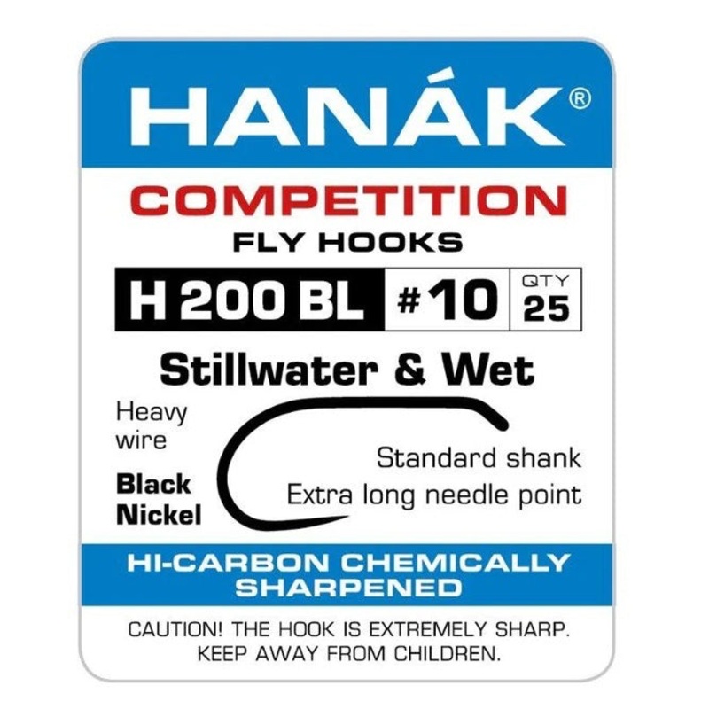 Hanak Competition Barbless Hooks Stillwater & Wet Fly H200BL