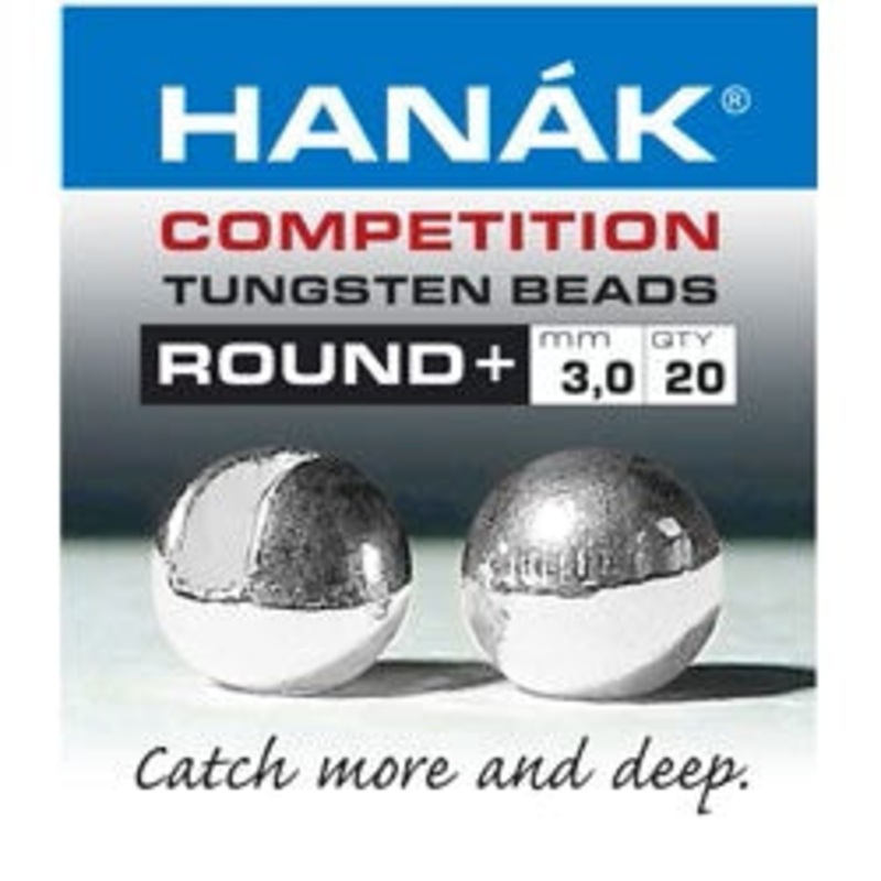 Hanak Competition Tungston Beads Round 2.5MM