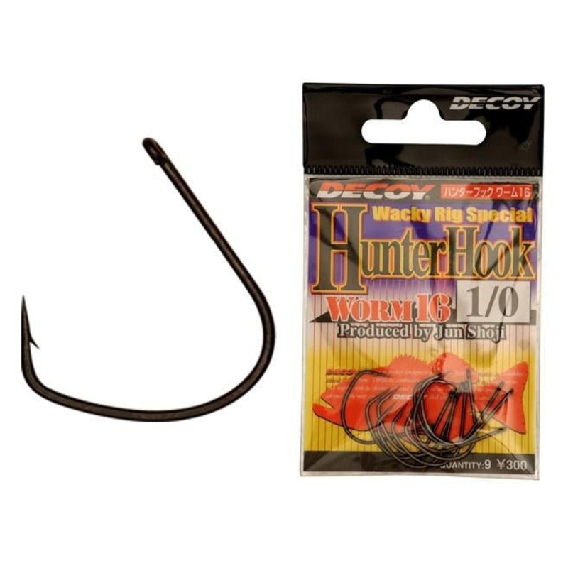 Decoy Hunter Worm16 Hooks|Size 3|Size 2|Size 1|Size 1/0