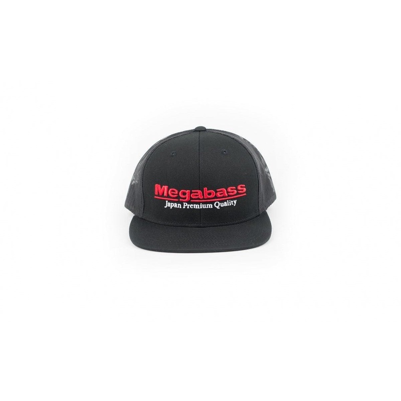 Megabass Classic Black Trucker Snapback