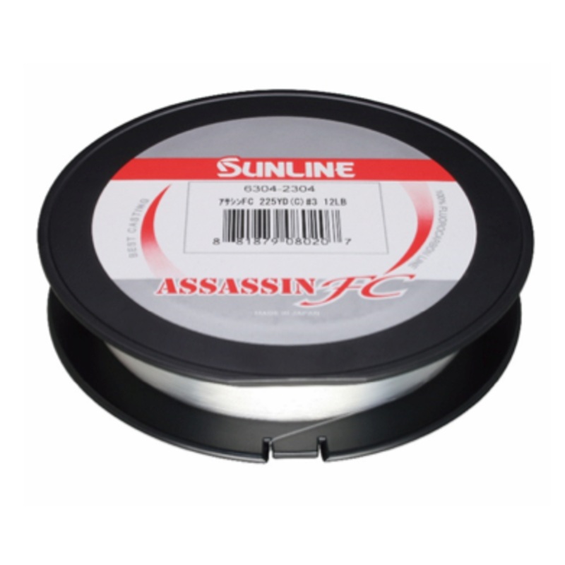 Sunline Assassin FC|8lb 225yds|10lb 225yds|12lb 225yds|15lb 225yds|17lb 225yds|20lb 225yds|25lb 225yds