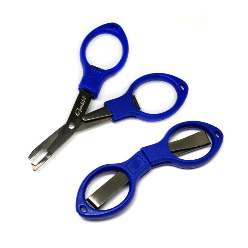 Gamakatsu Folding Braid Scissors with Split Ring Pliers