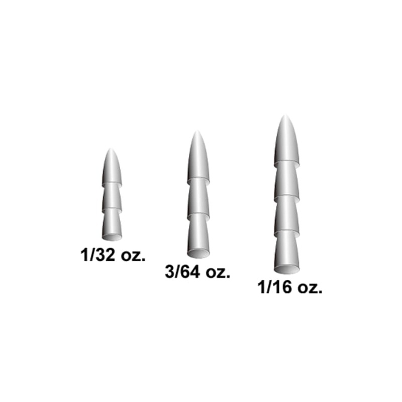 X Zone Lead Pagoda Nail Sinker