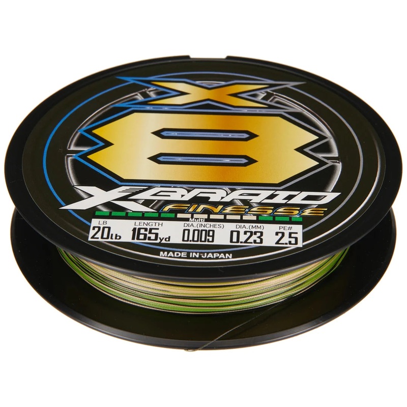 XBraid X8 Finesse Braid|4lb 165yd|6lb 165yd|8lb 165yd|10lb 165yd|15lb 165yd|20lb 165yd