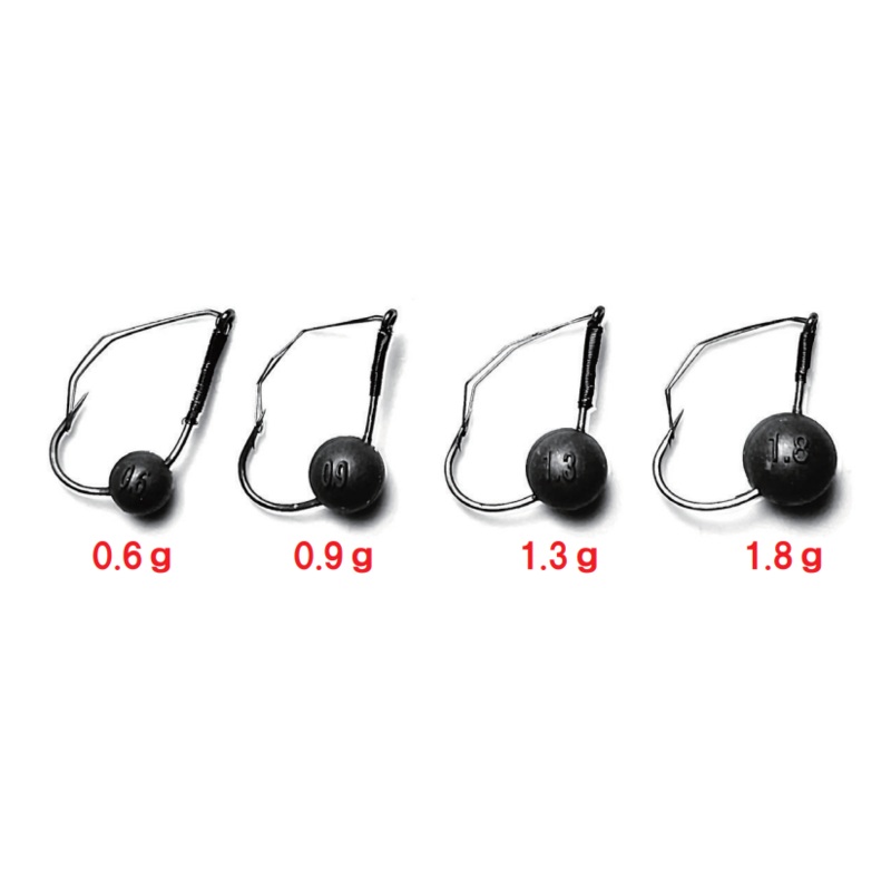 Zappu Zero Inch Wacky|1/48oz (0.6g)|1/32oz (0.9g)|3/64oz (1.3g)|1/16oz (1.8g)
