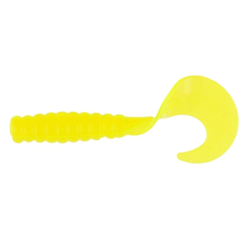 Berkley PowerBait Power Grub|Chartreuse|Fire Tiger|White