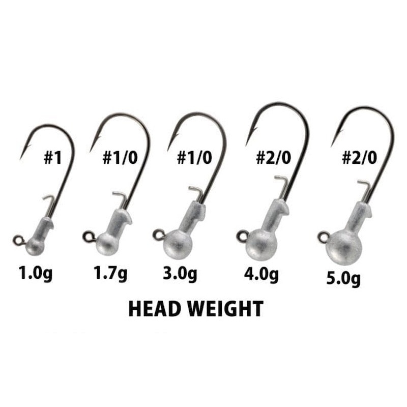 Deps R.R. Jig Head|5g (.18oz)|4g (.14oz)|3g (.10oz)