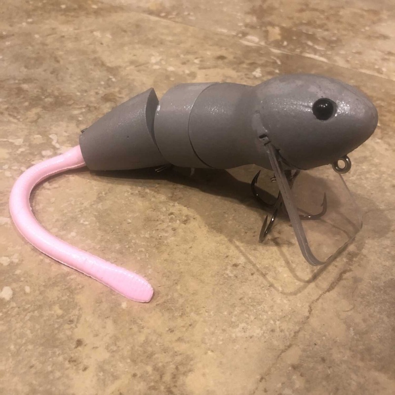 Bull Shad Bull Rat|Grey|Pink|Tan