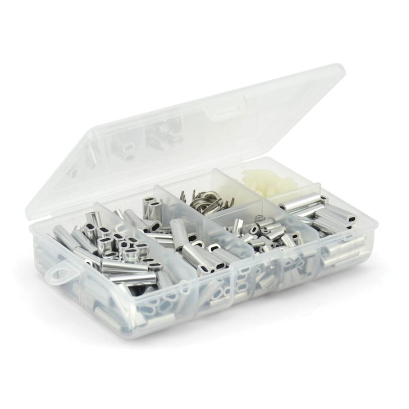 Hi-Seas Aluminum Single Sleeves Rigging Kit – 335 Pieces