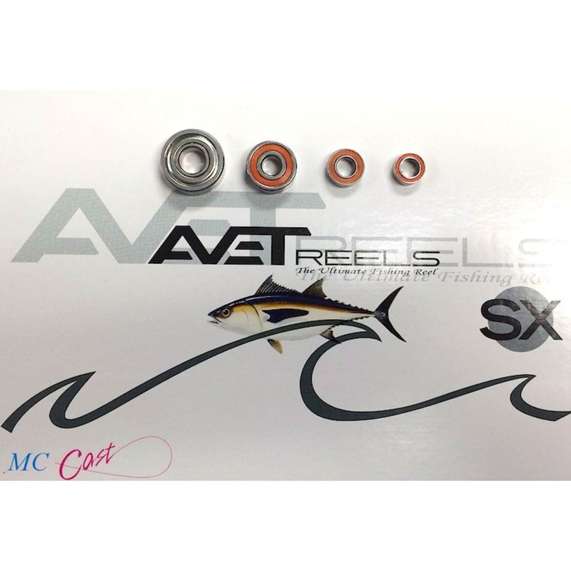 J&H Tackle Sealed ABEC-7 Ceramic Ball Bearing Upgrade Kit For Avet SXJ-SX-MXJ-MXL