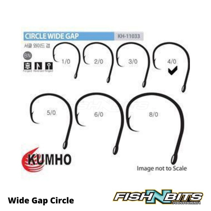 Kumho – Wide Gap Circle Hook|8/0|6/0|4/0|3/0|2/0|1/0|5/0