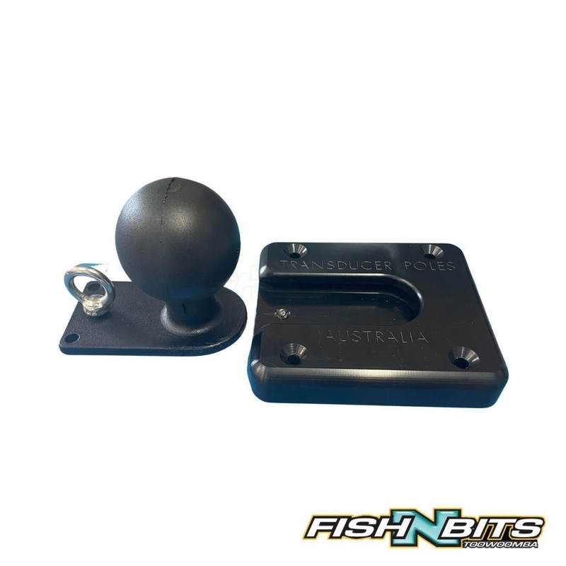 Transducer Poles Australia – Quick Release Bracket with Ram D size Ball