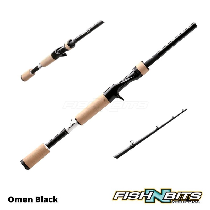 13 Fishing – Omen Black Cast|74H2BJ – 7’4ft 14-25lb 2pc|71MH2BJ – 7’1ft 12-20lb 2pc|68M2BJ – 6’8ft 10-17lb 2pc|68ML2BJ 68ft 8-14lb