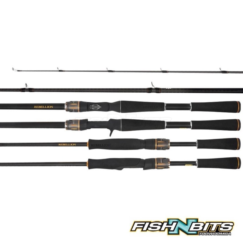 Daiwa – Rebellion|691-HFB 14-30LB 6’9ft 1pc|651-XHB 16-35LB 6’5ft 1pc|6101HSB 12-25lb 6ft10 1pc|711HFB-SB 14-30lb 7ft11 1pc