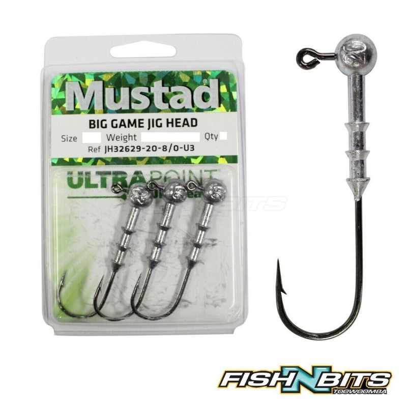 Mustad – Big Game Jig Head|6/0 20gram|8/0 20gram