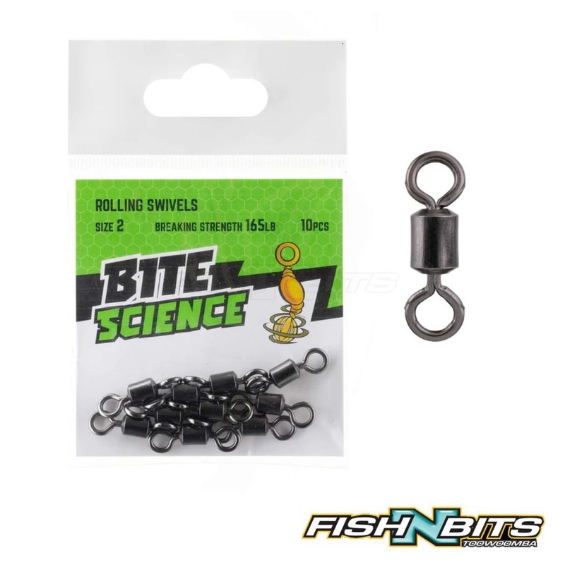 Bite Science – Rolling Swivel|14-33lb|12-51lb|10-70lb|8-95lb|6-103lb|4-132lb|2-165lb