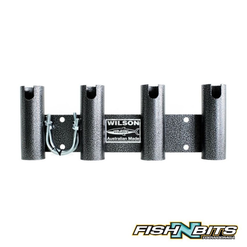 Wilson – 4-Hole Bull Bar Rod Holder Black