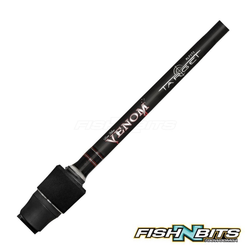 Wilson – Venom Target (cast)|RLFVT2 6’5ft 20-40lb 1pc|RLFVT3 6’5ft 30-60lb 1pc|RLFVT1 6’5ft 10-30lb 1pc|RLFVT1.5 6ft8” 15-30lb 9-25gram lure weight