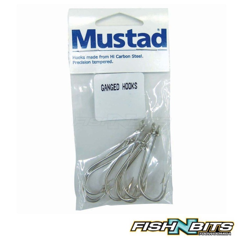 Mustad – Open eye ganged hooks (3 sets)