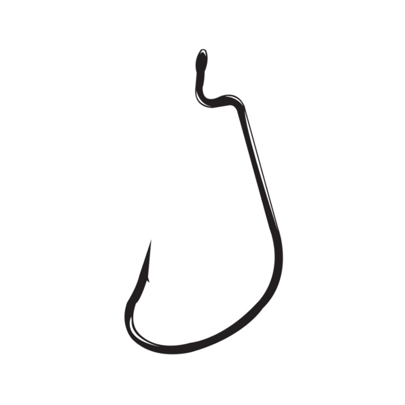 Gamakatsu G-Lock Worm Hook|NS Black|4|2|1|1/0|2/0|3/0|5/0|6PC/PK|5PC/PK
