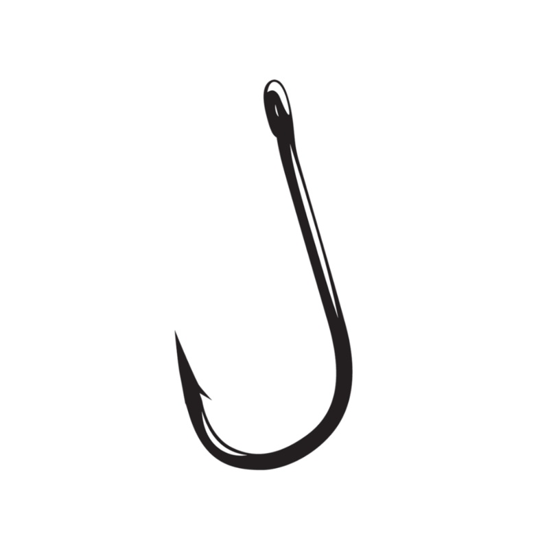 Gamakatsu Trailer Hook|Nickel|Red|1/0|2/0|3/0|5PC/PK