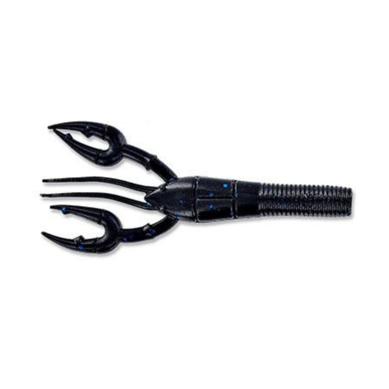 Yamamoto Fat Baby Craw|Black with Lg. Blue Flake|7 Pack|One Size