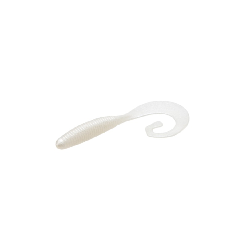 Zoom Fat Albert Twin Tail|White Pearl|3 inches|10 Pack