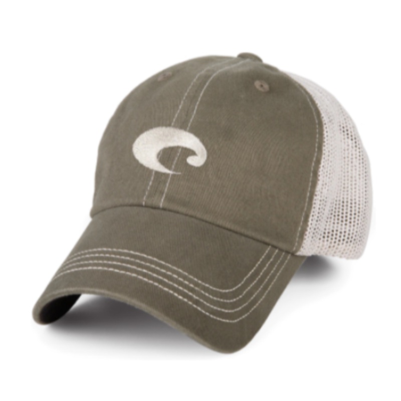 Costa Mesh Hat Moss Grren Hat