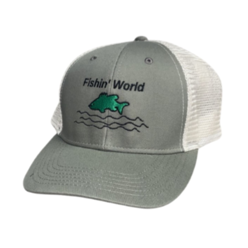 Fishin World Hat Meshback|Moss