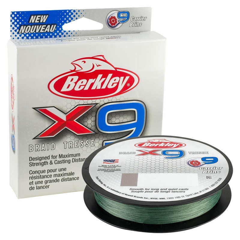 Berkley – X9 Braid – 300yd Spools