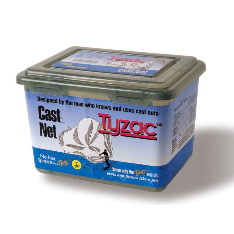 Betts – Tyzac Cast Nets|7ft Radius – 3/8in Mesh|8ft Radius – 3/8in Mesh
