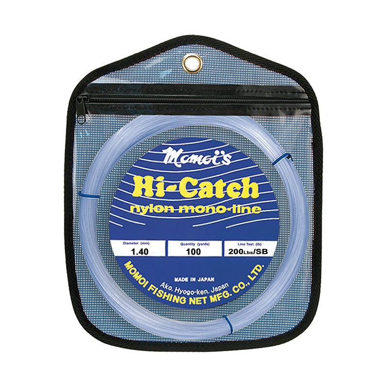 Momoi – Hi-Catch Monofilament Leader Material – Smoke Blue on