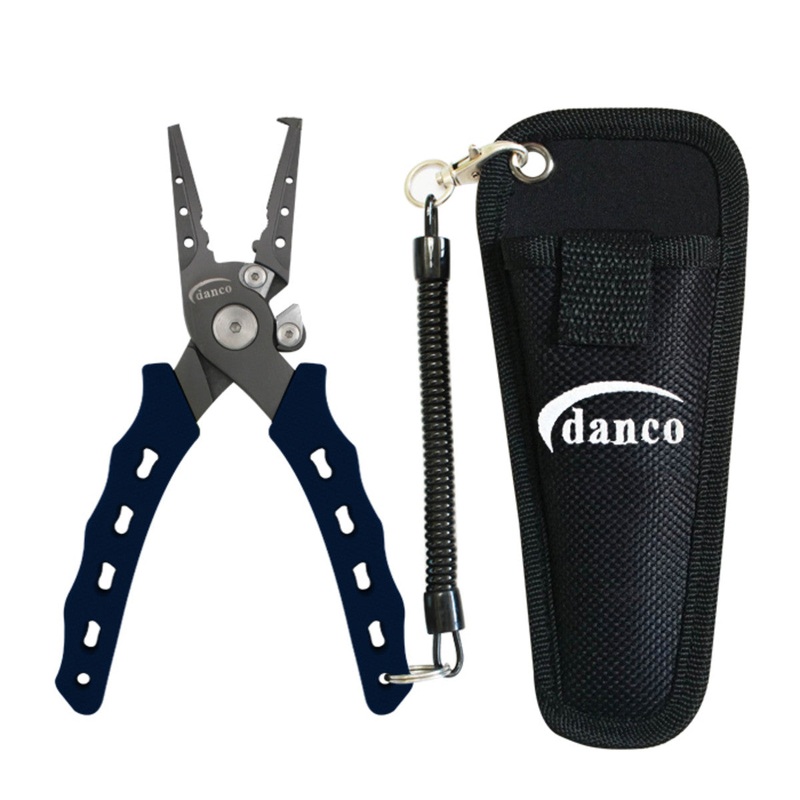 Danco – 8 Riptide – Angler Series Split Ring Pliers with Sheath