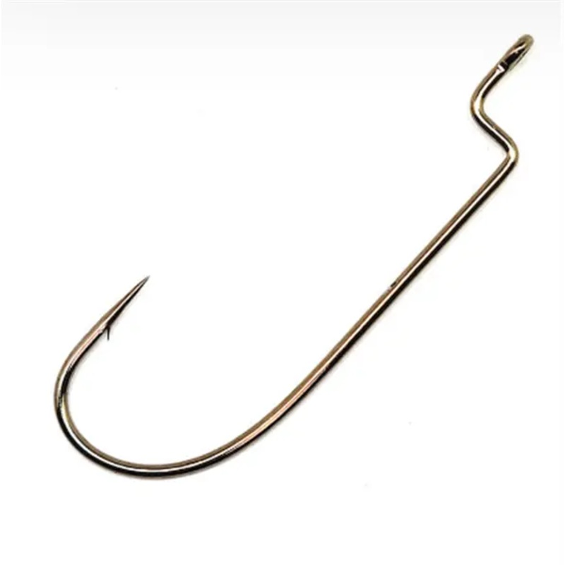 SALE – Gamakatsu Offset Shank Worm Hook, Black Nickel