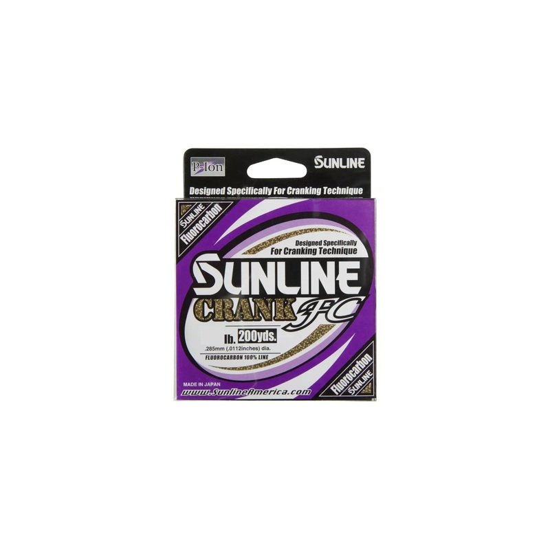 Sunline Crank FC 200 yd Clear|10Ib|12Ib|14Ib|16lb