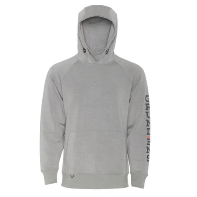 Grundens Dillingham Tech Hoodie Metal Heather