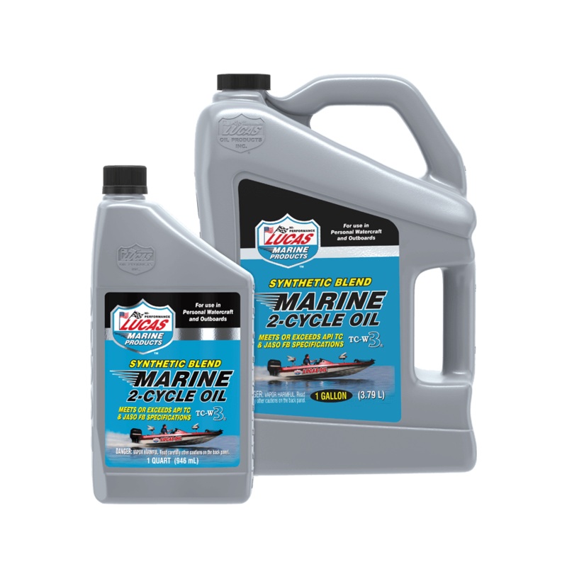 Lucas Oil Synthetic Blend 2-Cycle Marine Oil – Gallon