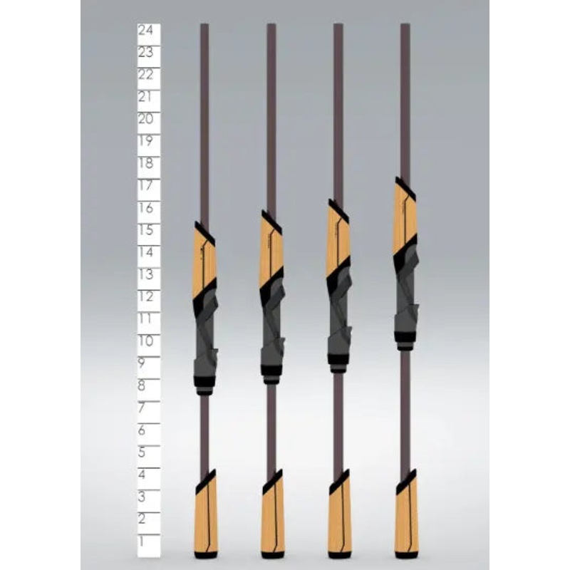 St. Croix Mojo Bass Trigon Spinning Rod – 6’8 Medium Extra Fast JOS68MXF