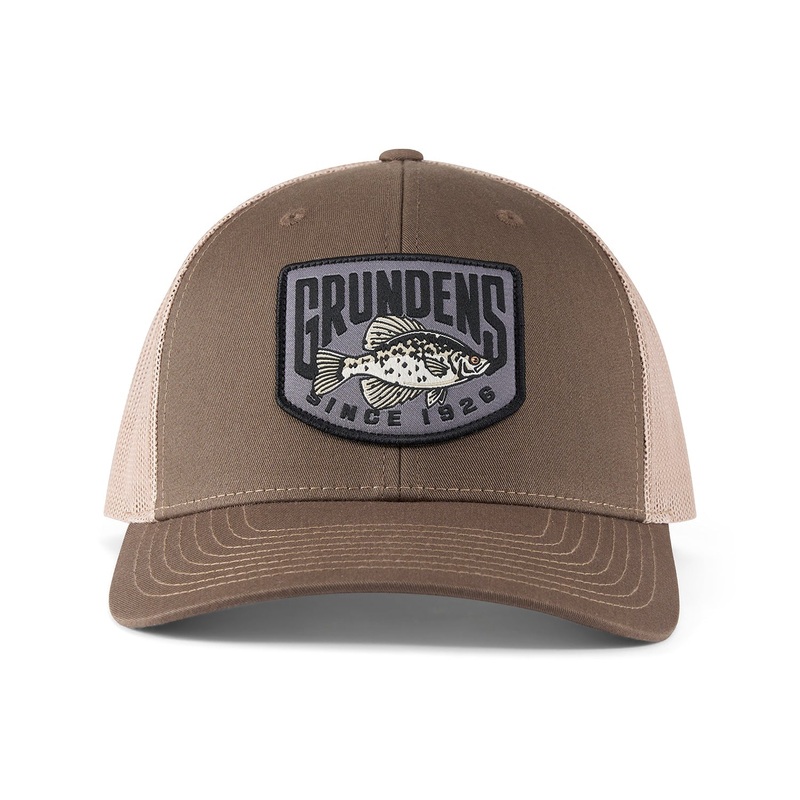 Grundens Crappie Patch Trucker Driftwood