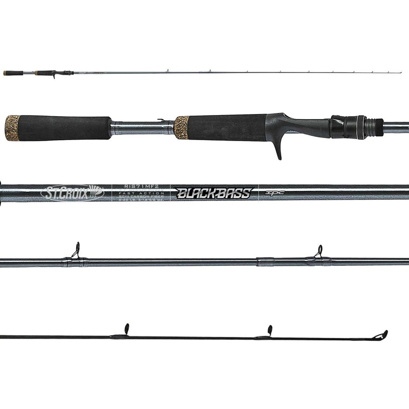 St. Croix 7’3 Black Bass Casting Rod RIC73MHF