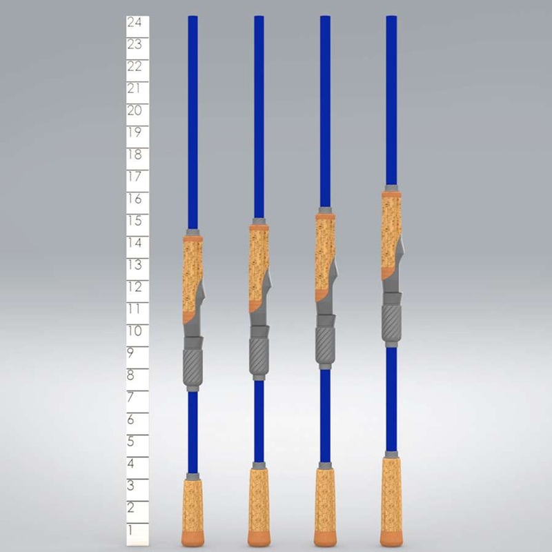St. Croix Legend Tournament Spinning Rods – 7’3  Bass Spinning Rod LBTS73MLXF